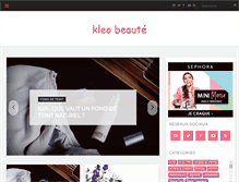 Tablet Screenshot of kleo-beaute.com